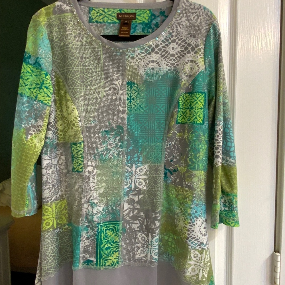 Multiples Shark Bite Tunic